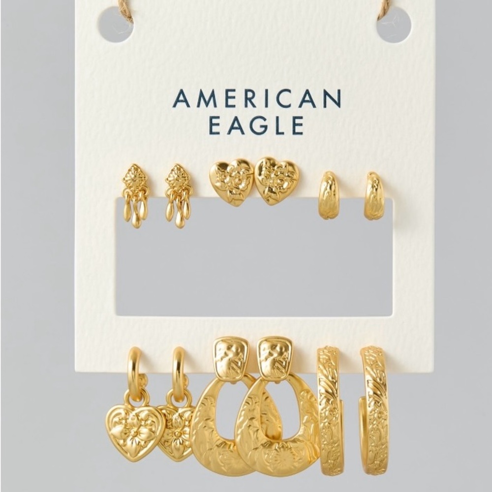 American Eagle Outfitters AEO Earrings (Bundle of Two Sets) 12 pairs